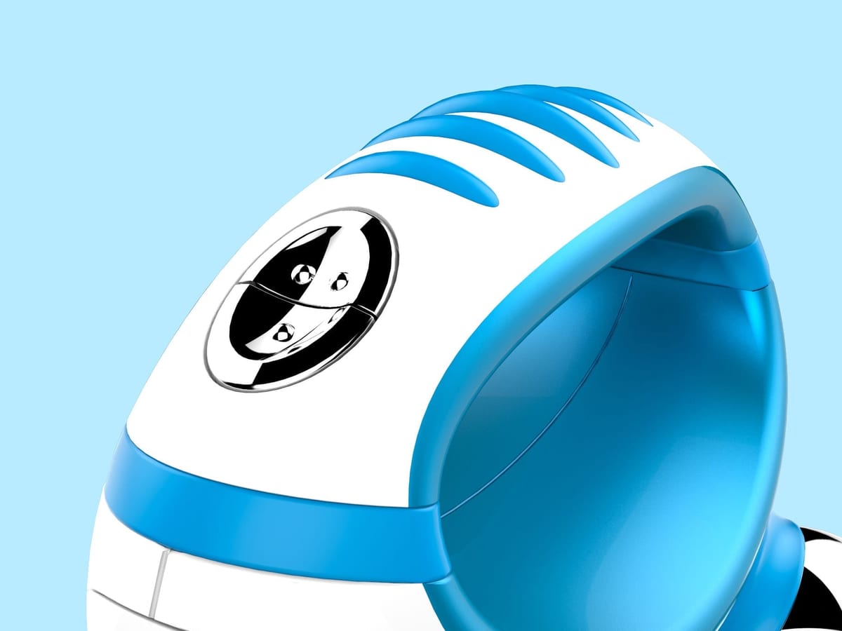 HoMedics handheld personal massager in blue and white